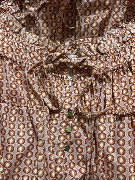 Free People Star Dip Cotton Mini Dress Sz Medium - Picture 13 of 13